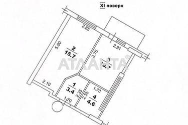 1-кімнатна квартира за адресою Люстдорфська дор. (площа 35,6 м²) - Atlanta.ua - фото 22