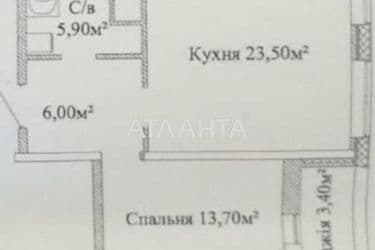 1-комнатная квартира по адресу ул. Варненская (площадь 50,8 м²) - Atlanta.ua - фото 7