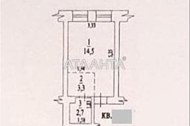 1-кімнатна квартира за адресою вул. М`ясоїдівська (площа 23 м²) - Atlanta.ua - фото 13
