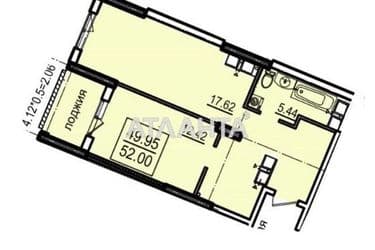 1-room apartment apartment by the address st. Dacha Kovalevskogo Amundsena (area 52 m²) - Atlanta.ua - photo 10