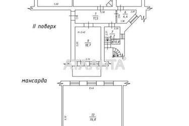 4+-rooms apartment apartment by the address st. Krasnyy per (area 280 m²) - Atlanta.ua - photo 16