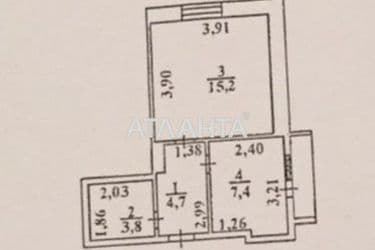 1-кімнатна квартира за адресою вул. Європейська (площа 33 м²) - Atlanta.ua - фото 22