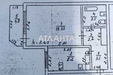 1-кімнатна квартира за адресою вул. Академіка Корольова (площа 38 м²) - Atlanta.ua - фото 7
