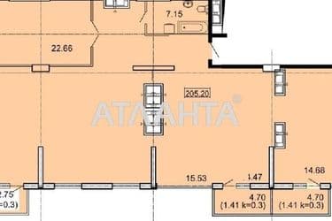 Многокомнатная квартира по адресу Тополинный пер. (площадь 210,8 м²) - Atlanta.ua - фото 13