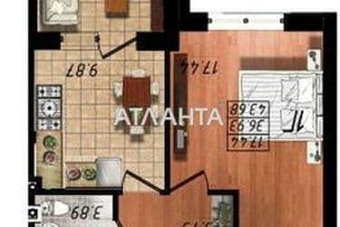 1-room apartment apartment by the address st. Nebesnoy Sotni pr Zhukova marsh pr Leninskoy iskry pr (area 39,3 m²) - Atlanta.ua - photo 13