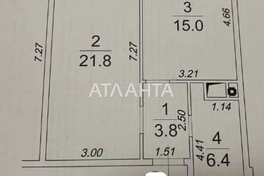 1-room apartment apartment by the address st. Zhemchuzhnaya (area 47 m²) - Atlanta.ua - photo 9