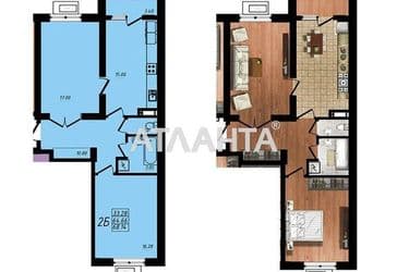 2-комнатная квартира по адресу ул. Дача Ковалевского (площадь 70 м²) - Atlanta.ua - фото 18