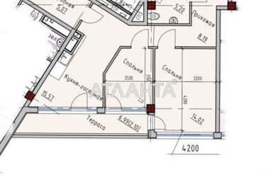 2-комнатная квартира по адресу ул. Софиевская (площадь 57,3 м²) - Atlanta.ua - фото 19