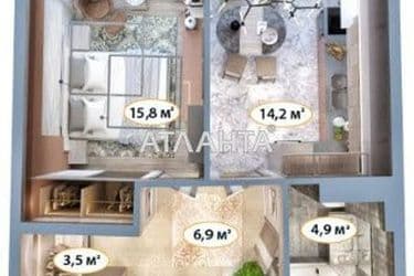 1-room apartment apartment by the address st. Druzhby narodov (area 43 m²) - Atlanta.ua - photo 12