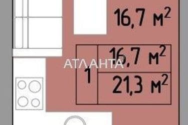 1-room apartment apartment by the address st. Nebesnoy Sotni pr Zhukova marsh pr Leninskoy iskry pr (area 21 m²) - Atlanta.ua - photo 20