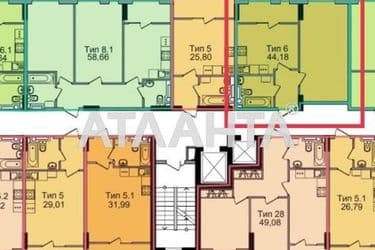 1-комнатная квартира по адресу 7 км овидиопольской дор. (площадь 44,2 м²) - Atlanta.ua - фото 10