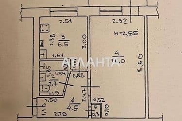 1-комнатная квартира по адресу Гагарина пр. (площадь 31 м²) - Atlanta.ua - фото 20