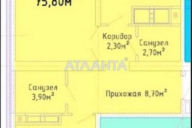 2-rooms apartment apartment by the address st. Lyustdorfskaya dor Chernomorskaya dor (area 80 m²) - Atlanta.ua - photo 58