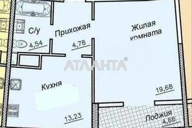 1-кімнатна квартира за адресою вул. Каманіна (площа 50 м²) - Atlanta.ua - фото 28