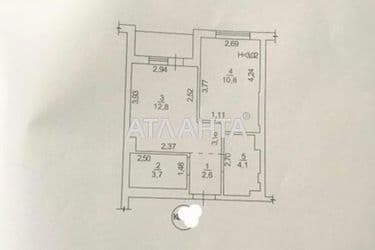 1-комнатная квартира по адресу Куликовский 2-й пер. (площадь 37,5 м²) - Atlanta.ua - фото 17