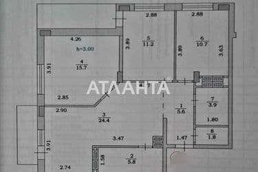 3-rooms apartment apartment by the address st. Vannyy per (area 89 m²) - Atlanta.ua - photo 25