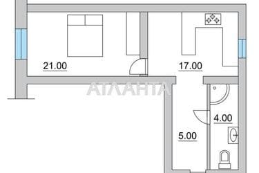 1-кімнатна квартира за адресою Чайковського пров. (площа 54 м²) - Atlanta.ua - фото 26