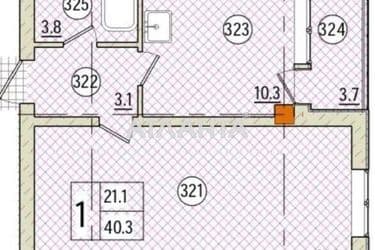 1-комнатная квартира по адресу Успенский пер. (площадь 42 м²) - Atlanta.ua - фото 29