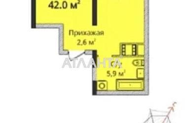 1-кімнатна квартира за адресою Гагаріна пр. (площа 42 м²) - Atlanta.ua - фото 7