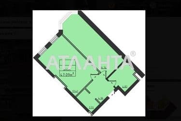 1-комнатная квартира по адресу ул. Дача Ковалевского (площадь 47,6 м²) - Atlanta.ua - фото 14