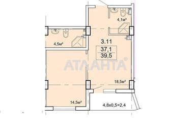 1-кімнатна квартира за адресою Ванний пров. (площа 39,5 м²) - Atlanta.ua - фото 26