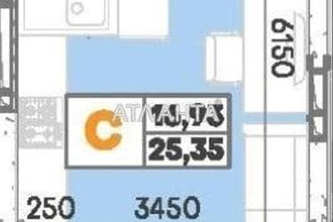 1-комнатная квартира по адресу ул. Слободская (площадь 25,4 м²) - Atlanta.ua - фото 4