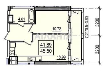 1-room apartment apartment by the address st. Dacha Kovalevskogo Amundsena (area 50,3 m²) - Atlanta.ua - photo 11