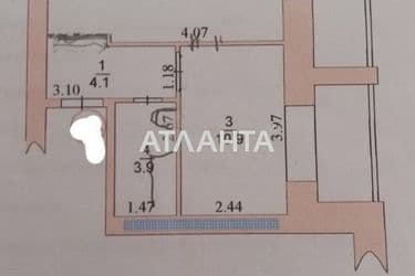 1-комнатная квартира по адресу Мира пр. (площадь 44 м²) - Atlanta.ua - фото 10