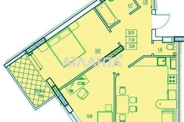 2-комнатная квартира по адресу Фонтанская дор. (площадь 73 м²) - Atlanta.ua - фото 6