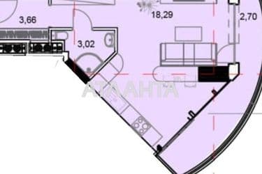 1-room apartment apartment by the address st. Gagarinskoe plato (area 35 m²) - Atlanta.ua - photo 7