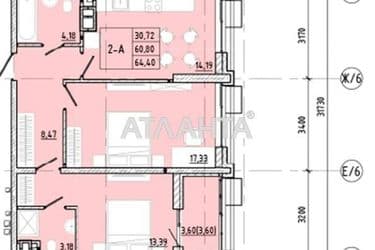 2-rooms apartment apartment by the address st. Franko Ivana (area 64,4 m²) - Atlanta.ua - photo 3