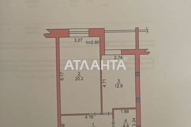 1-комнатная квартира по адресу ул. Лазурная (площадь 45,6 м²) - Atlanta.ua - фото 7