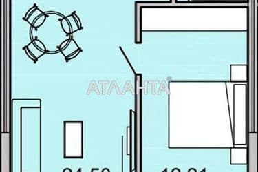 1-кімнатна квартира за адресою вул. Авдєєва-чорноморського (площа 44,5 м²) - Atlanta.ua - фото 15