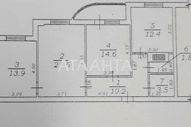 3-комнатная квартира по адресу ул. Школьная (площадь 79,3 м²) - Atlanta.ua - фото 16