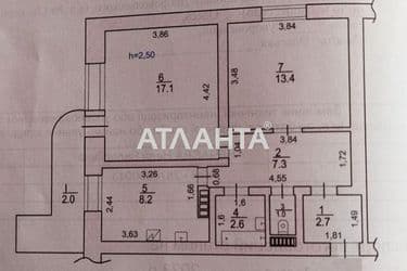 2-кімнатна квартира за адресою Добровольського пр. (площа 55 м²) - Atlanta.ua - фото 15