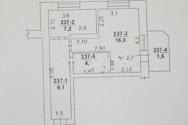 1-room apartment apartment by the address st. Tsentralnaya (area 38 m²) - Atlanta.ua - photo 24