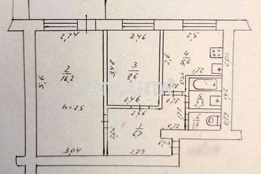 2-комнатная квартира по адресу ул. Зеленая (площадь 40,8 м²) - Atlanta.ua - фото 10