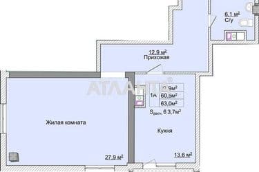 1-room apartment apartment by the address st. Fontanskaya dor Perekopskoy Divizii (area 63 m²) - Atlanta.ua - photo 23