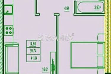 1-комнатная квартира по адресу Фонтанская дор. (площадь 42 м²) - Atlanta.ua - фото 4