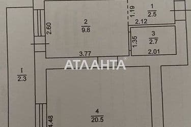 1-кімнатна квартира за адресою вул. Магістральна (площа 37,8 м²) - Atlanta.ua - фото 28