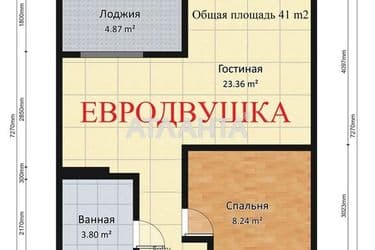 2-комнатная квартира по адресу Небесной Сотни пр. (площадь 41,3 м²) - Atlanta.ua - фото 18
