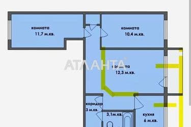 3-rooms apartment apartment by the address st. Lyustdorfskaya dor Chernomorskaya dor (area 56 m²) - Atlanta.ua - photo 16