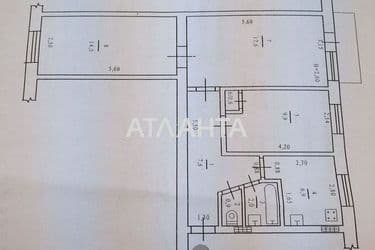 3-комнатная квартира по адресу ул. Бреуса (площадь 60 м²) - Atlanta.ua - фото 19