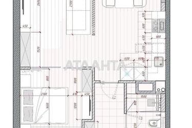 1-room apartment apartment by the address st. Prokhorovskaya Khvorostina (area 45,4 m²) - Atlanta.ua - photo 19