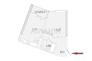 1-кімнатна квартира за адресою вул. Краснова (площа 43 м²) - Atlanta.ua - фото 11