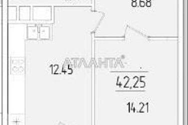1-room apartment apartment by the address st. Krasnova (area 42,2 m²) - Atlanta.ua - photo 9