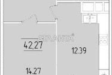 1-room apartment apartment by the address st. Krasnova (area 42,3 m²) - Atlanta.ua - photo 9