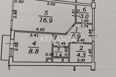 1-room apartment apartment by the address st. Zhemchuzhnaya (area 40,6 m²) - Atlanta.ua - photo 40