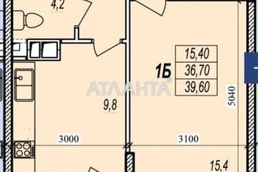 1-room apartment apartment by the address st. Prokhorovskaya Khvorostina (area 39,6 m²) - Atlanta.ua - photo 22