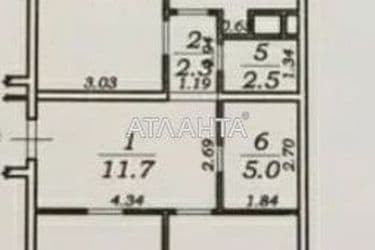 3-кімнатна квартира за адресою вул. Сахарова (площа 100 м²) - Atlanta.ua - фото 45